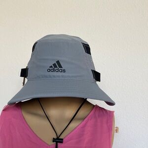 NWT Adidas Unisex Gray Bucket Hat